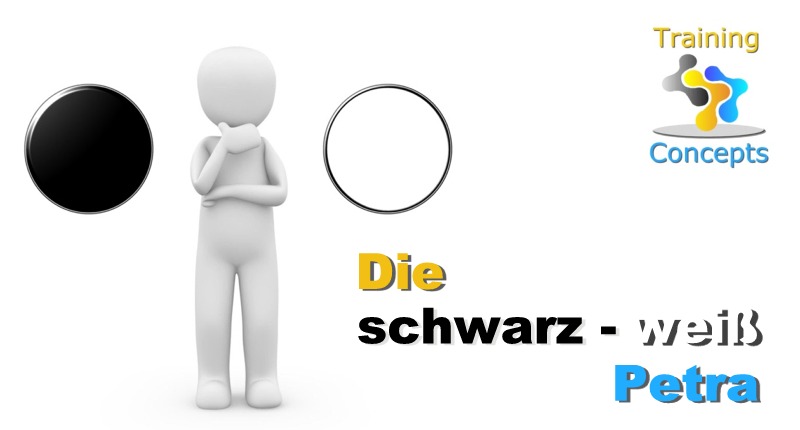 Beitragsbild Die schwarz-weiß Petra